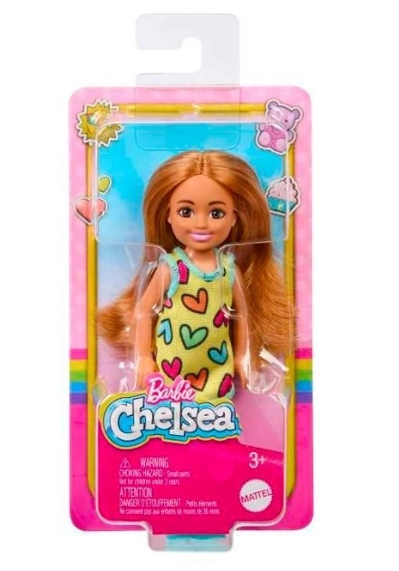 Barbie Chelsea Puppe mit Herzkleid