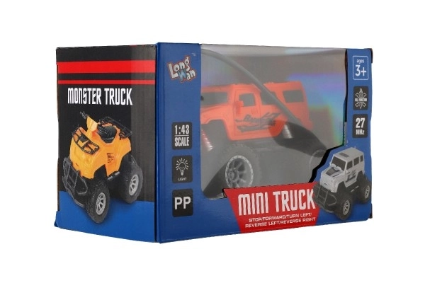 RC Mini Truck mit Licht - Orange