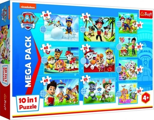 Puzzle 10-in-1 mit PAW Patrol