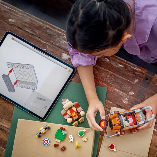 Intuitiver Bau mit der LEGO Super Mario App