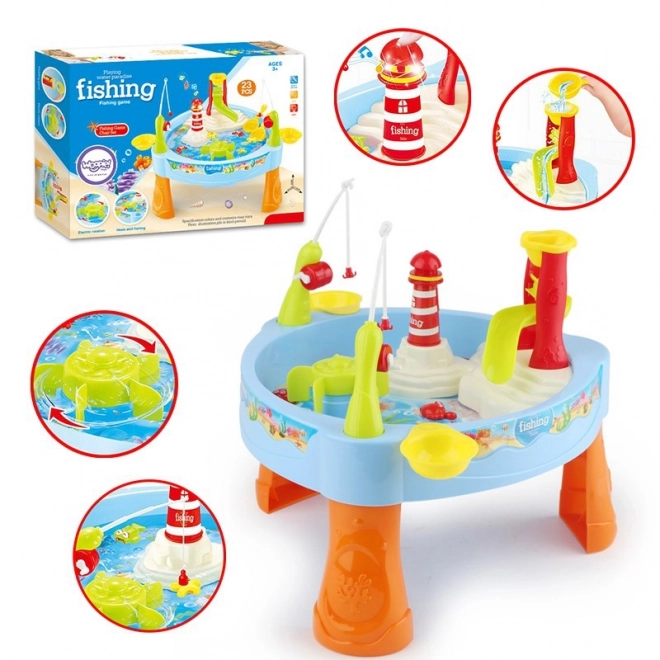 Woopie Wassertisch mit Angeln, Licht und Sound