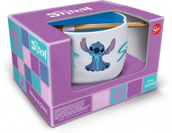 Stitch Ramen Schüssel und Stäbchen Geschenkset
