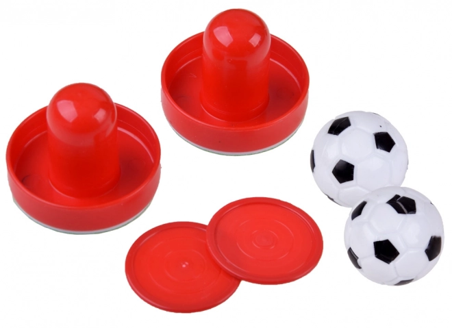 2-in-1 Tischfußball und Air Hockey Spiel