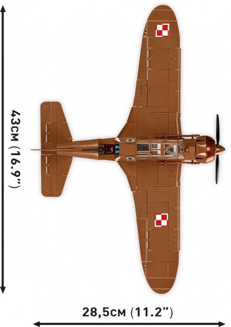 Modellbausatz PZL.23 Karaś Flugzeug