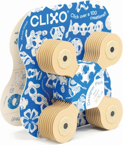 Clixo Designer Pack Magnetische Bausteine Beige