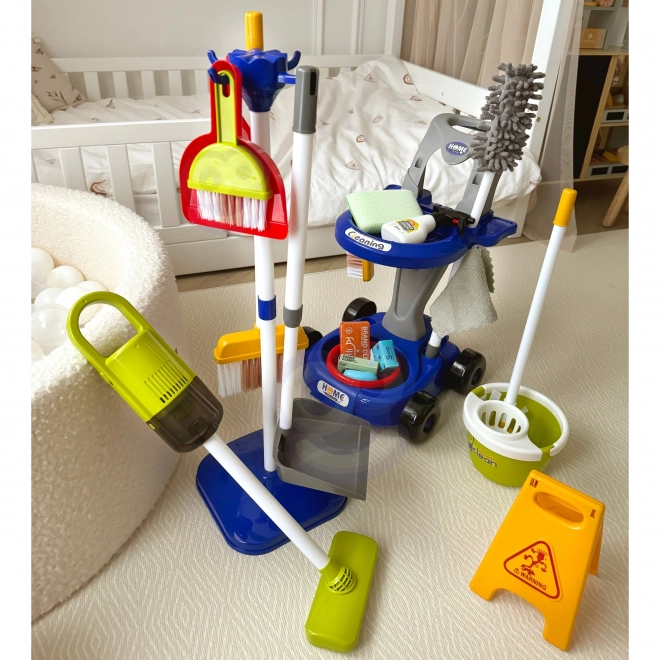 Woopie Putzwagen 3-in-1 Set für Kinder XXL 29-teilig