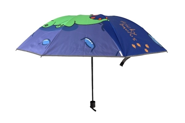 Dinosaurier Kinder Regenschirm Blau