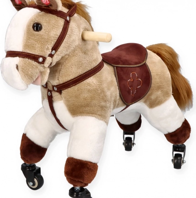 Schaukelpferd Mustang mit Rollen