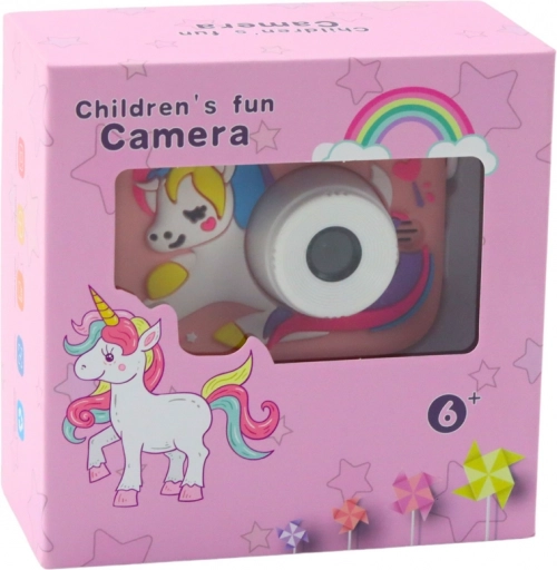 Kinderkamera Einhorn Rosa 48Mpx HD 1080P