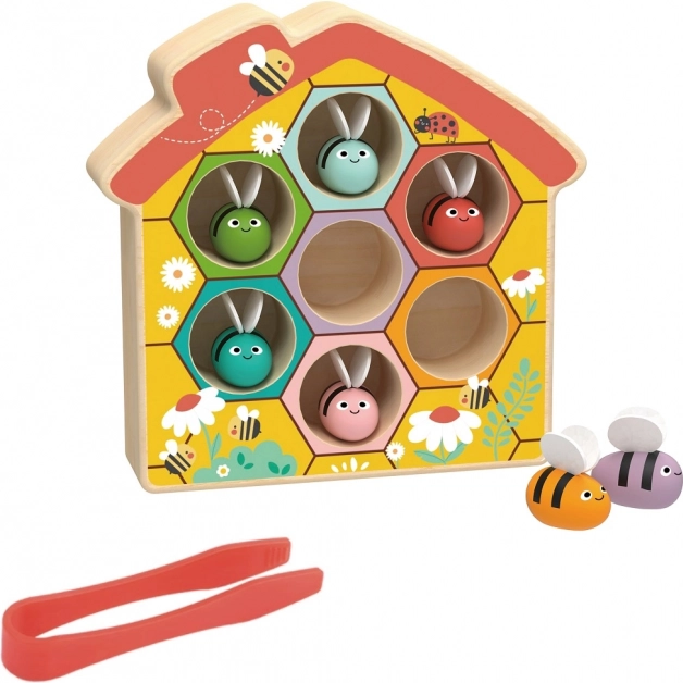 Holzspiel Bienenstock für Kinder
