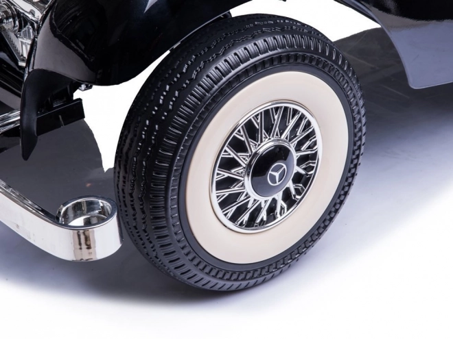 Retro-Auto auf Batterie Mercedes 540K Weiß – Schwarz