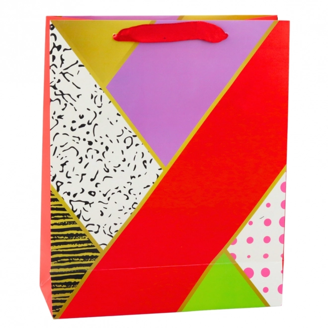 Papiergeschenktüte geometrische Muster