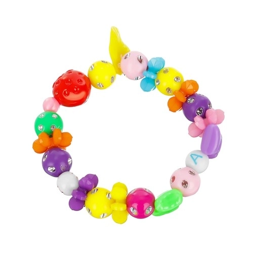 Schmuck-Bastelset für Kinder - DIY Perlen für Armbänder und Halsketten