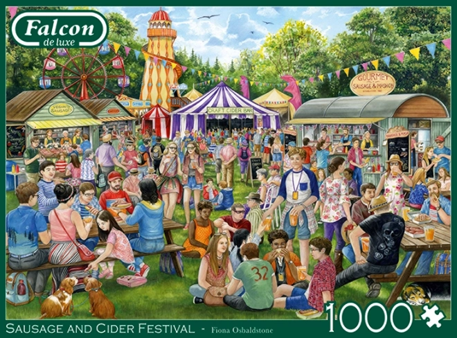 Falcon Puzzle Wurst- und Cider-Festival 1000 Teile