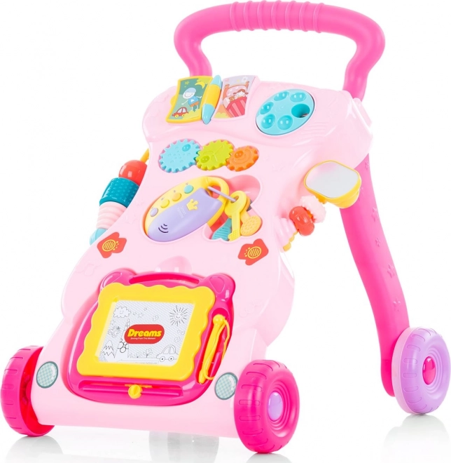 Chipolino Interaktives Lauflernwagen Funny Pink