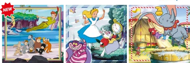 Clementoni Disney Klassiker II Puzzle-Set 3x48 Teile