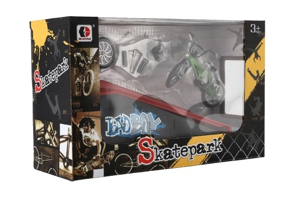 Finger Skatepark Set mit Rampe und Zubehör