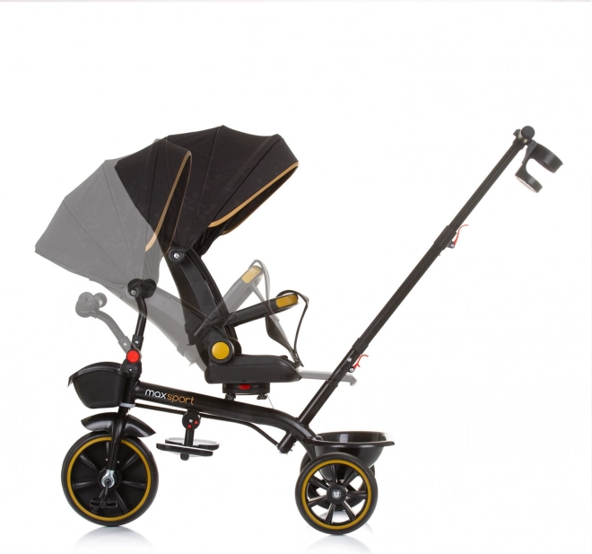 Chipolino Dreirad mit Verdeck Max Sport 2-in-1 Obsidian