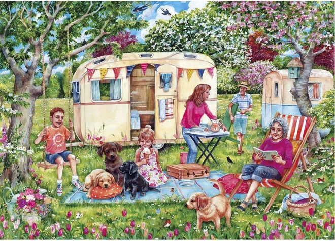 Gibsons Puzzle Wohnmobil Escape 1000 Teile