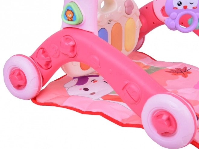 Bildungsmatte Lauflernhilfe und Spielzeug für Babys 3 in 1