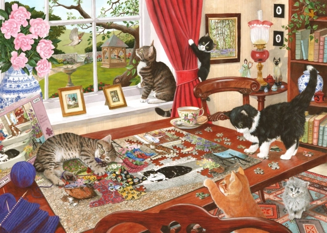 HOP Puzzle Pfoten 1000 Teile
