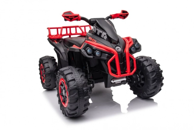 Roter Akku-Quad für Kinder