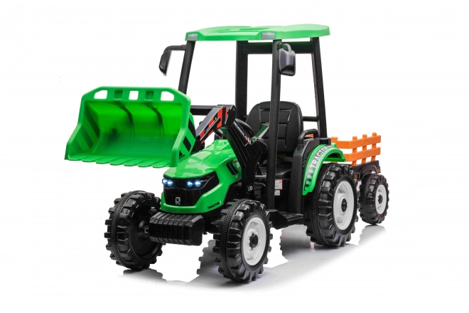 MEGA Traktor D68 mit Anhänger grün
