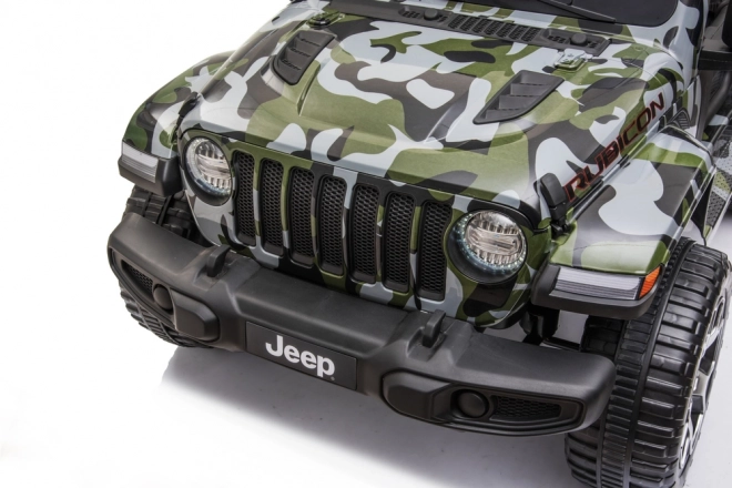 Jeep Wrangler Rubicon Kinder Elektroauto Kamuflage