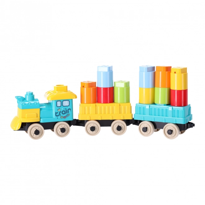 DIY Baukasten Zug mit Waggons