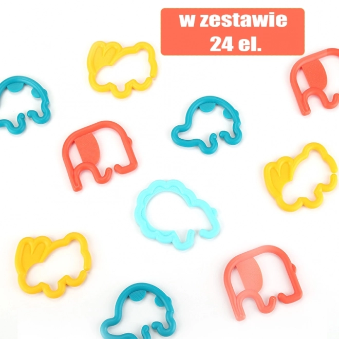 Woopie bunte Tieranhänger Spielzeug für Babys