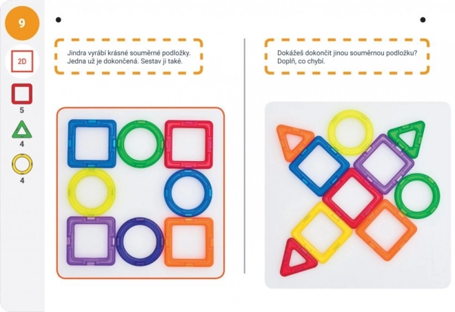 Magformers Geometrie Box 2: Plane und Raum - 43 Teile