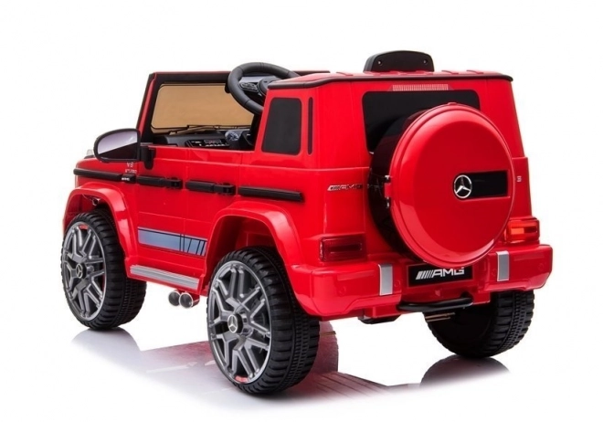 Roter Mercedes G63 AMG Kinder Elektroauto