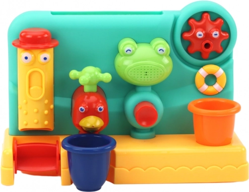Wasserspaß mit einem Guss