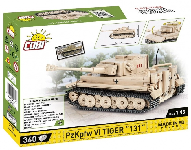 Cobi PzKpfw VI Tiger 131 Modell im Maßstab 1:48