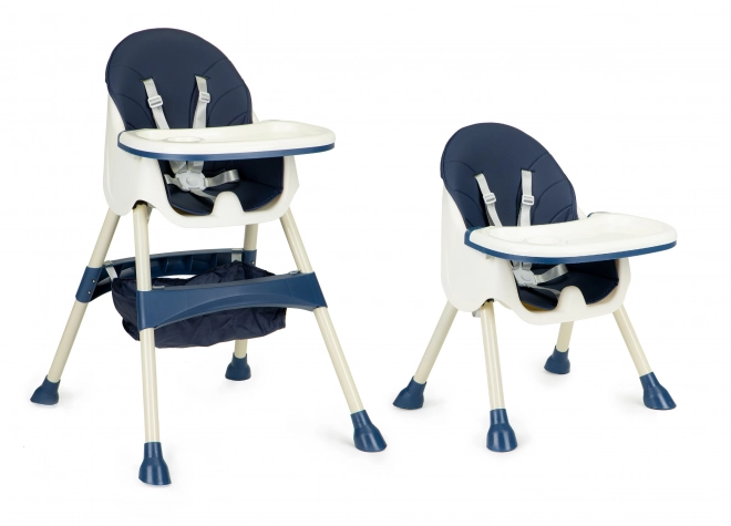Multifunktionaler Hochstuhl für Kleinkinder in Blau