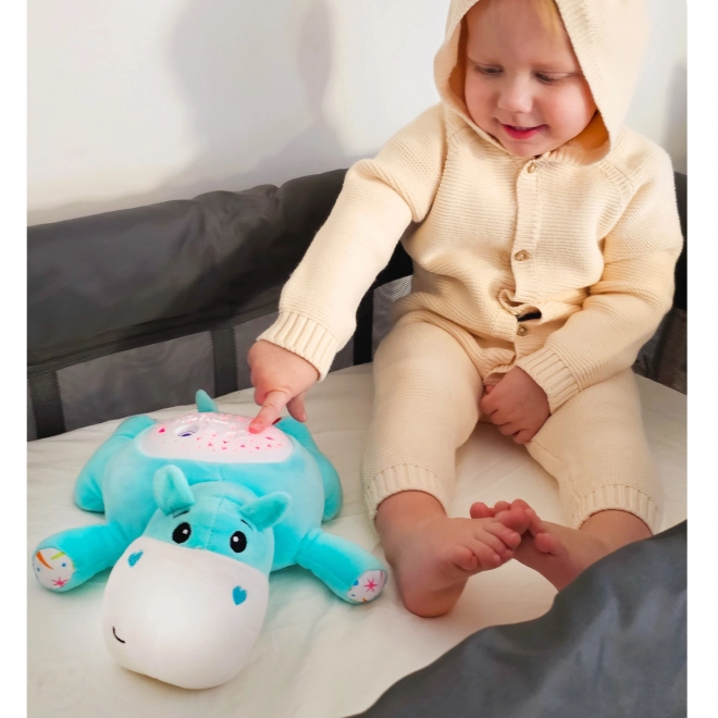 Woopie Baby Kuscheltier Projektor Schlafhilfe Nilpferd
