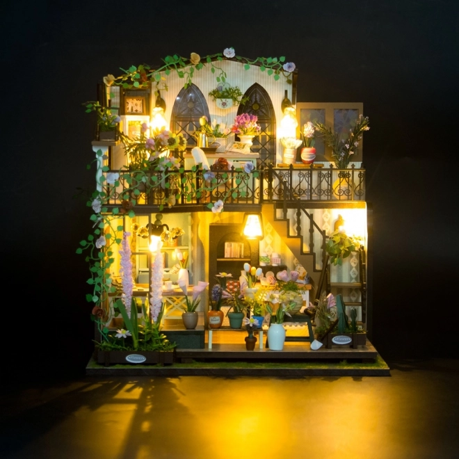 Miniaturhaus von Darcys Blumendomizil