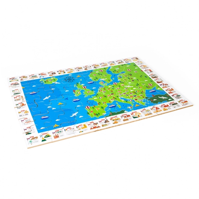 Bigjigs Toys Europa Sehenswürdigkeiten Puzzle