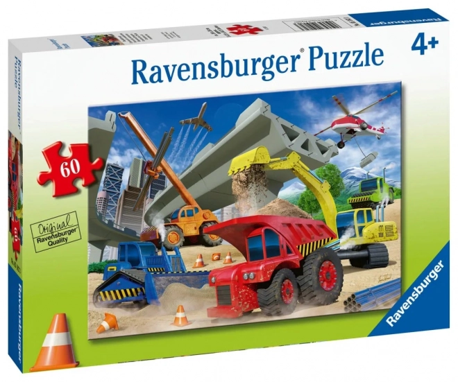 Ravensburger Puzzle Baustellenfahrzeuge 60 Teile