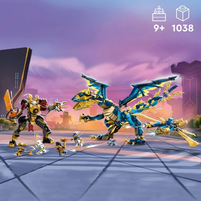 Lego Ninjago Elementardrachen gegen Kaiserin Mech Set