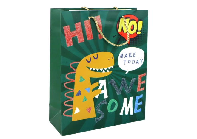 Verspieltes Dinosaurier-Design mit Glitzer