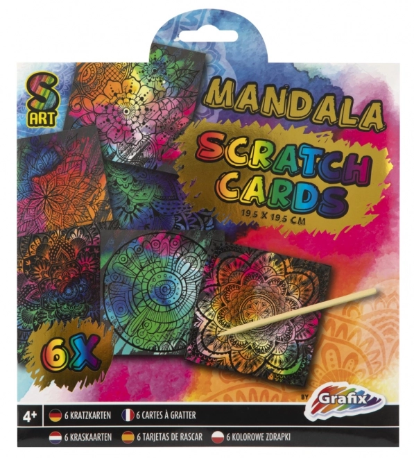 Kreativ-Set Kratzbilder Tiere und Mandala