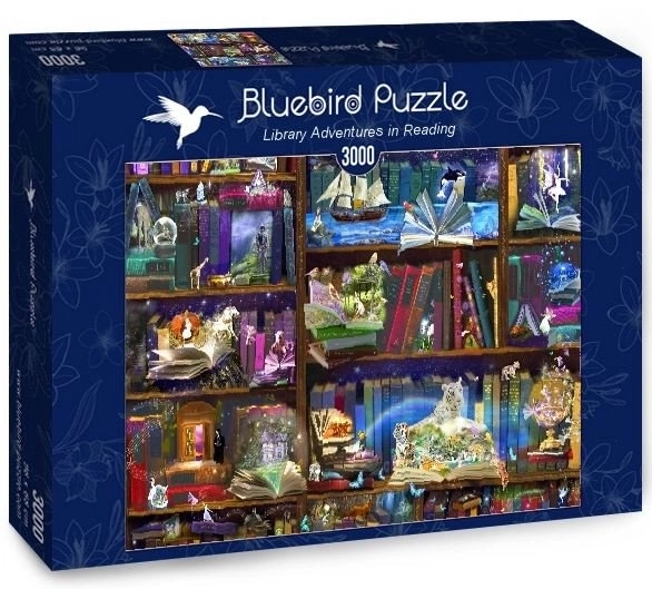 Bluebird Puzzle Abenteuerbibliothek 3000 Teile