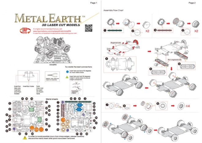 Metal Earth 3D Puzzle Mondfahrzeug