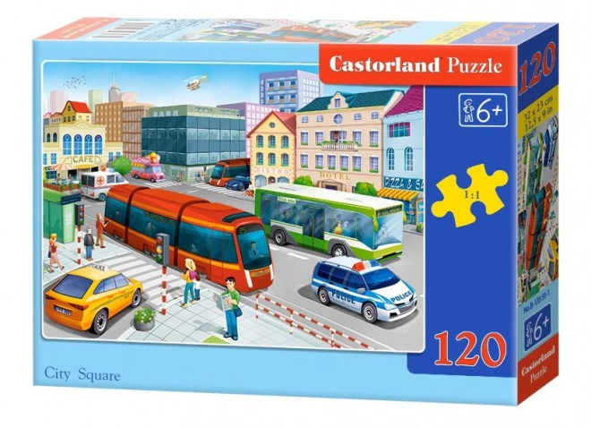 Puzzle City Square 120 Teile