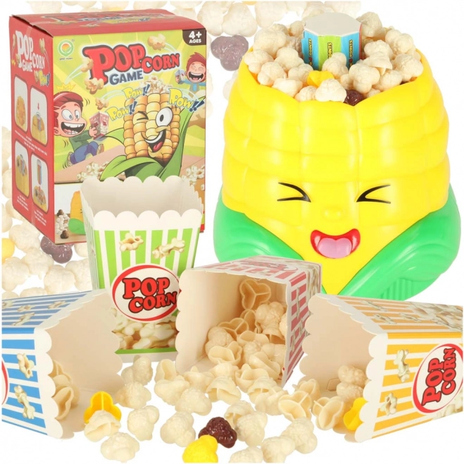 Geschicklichkeitsspiel Fange Popcorn für 4 Spieler