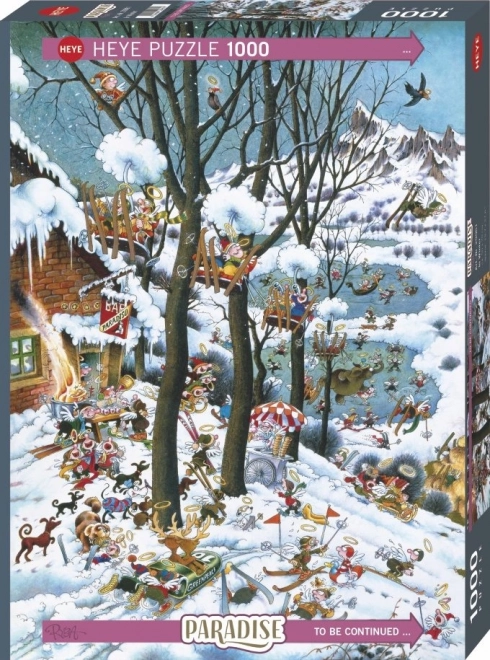Puzzle Raj im Winter 1000 Teile