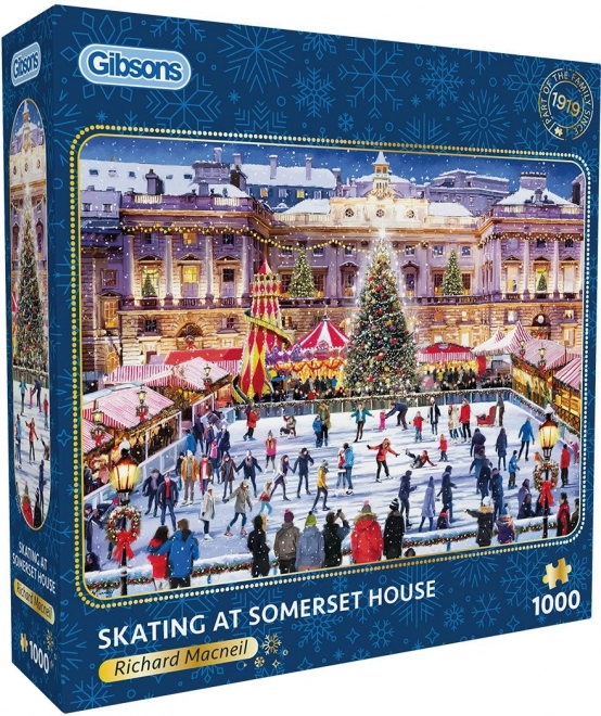 Puzzle Eislaufen bei Somerset House 1000 Teile