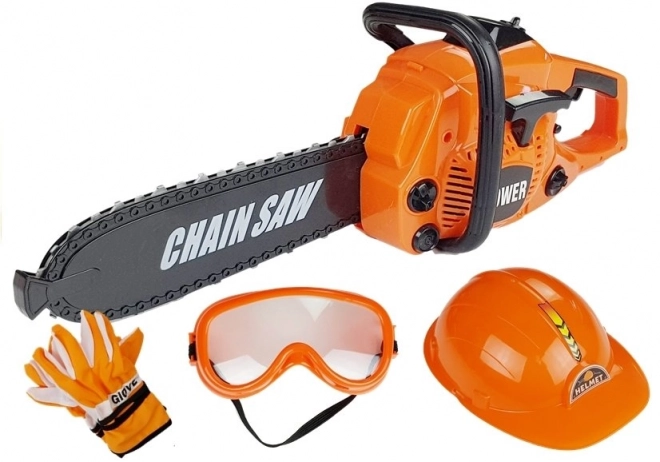 Kinder Handwerk Set Säge Helm Handschuhe Brille