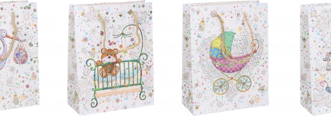 Geschenktasche für Kinder, Größe S (23 × 18 × 8 cm)